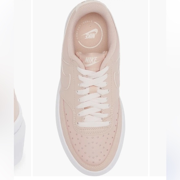Nike Court Vision Alta Platform Sneaker Pink Oxford Sz 8.5 EUC Box Included - Picture 2 of 14
